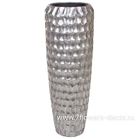 Кашпо Nobilis Marco "Pa-alu Cells Vase" (полистоун), D34хH97 см, с тех.горшком - фото 1