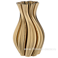 Ваза "Иллюзия" (керамика), 17,5x17,5xH28,5 см, для сухоцветов - фото 1