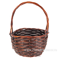 Корзина плетеная (ива), 34x22xH14/32 см