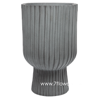 Кашпо Nobilis Marco "Ribs Cup" (GRC), D25xH40 см - фото 1