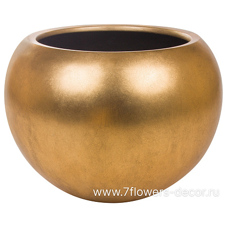 Кашпо Nobilis Marco Pa-gold Ball (полистоун), D60хH45 см - фото 1