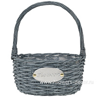 Корзина плетеная (ива), 24x17xH12/30 см - фото 1