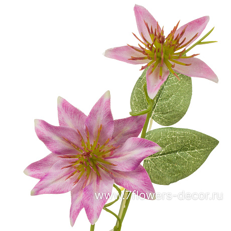 Цветок искусственный Клематис, H78 см - фото 2