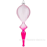 Елочная игрушка "Калабаш" (стекло), 7xH21,5 см - фото 1