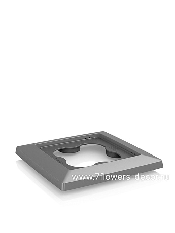 Подставка для кашпо Lechuza Сubico Premium Coaster 30 charcoal metallic - фото 1