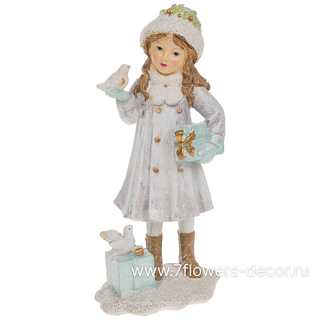 Фигура Девочка (полирезин), 8x6,5xH15,5 см - фото 2