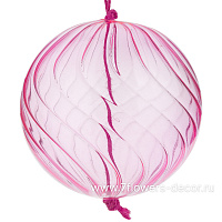 Елочная игрушка "Шар" (стекло), D10 см - фото 1