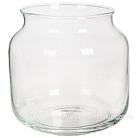 Ваза "Бурже-3" (стекло), D15xH14 см - фото 1