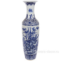 Ваза "Шинаузри Королевский синий" (керамика), H120 см - фото 1