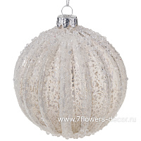 Елочная игрушка "Шар" (стекло), D10 см - фото 1