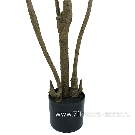 Растение искусственное Юкка в кашпо, 4 ветки, 102 листа, H150 см - фото 3