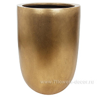 Кашпо полистоун Nobilis Marco "Pa-gold Jar", D46хH67 см - фото 1