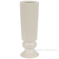 Ваза "Column" (керамика), D8xH24,5 см - фото 1