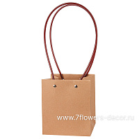 Сумка подарочная (картон), 13x12xH15 см, набор (10 шт), с ламинацией