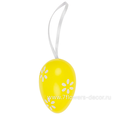 Яйцо декоративное (пластик), Н6 см, набор (6 шт) - фото 2
