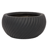 Кашпо Nobilis Marco "Lines Round" (GRC), D56xH28 см - фото 1