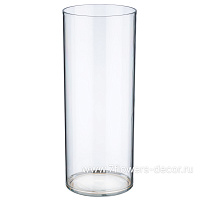 Вазон "Round" (пластик), D10xH25 см - фото 1