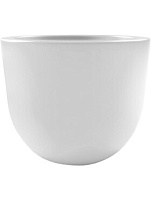 Кашпо   Rotazionale Eggy Round Pot White, D45xH36см - фото 1
