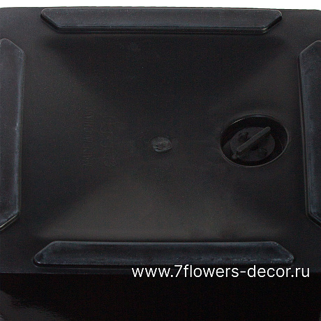 Кашпо PLANTA VITA Conic Silk black с автополивом (пластик), 22х22хH41 см - фото 3