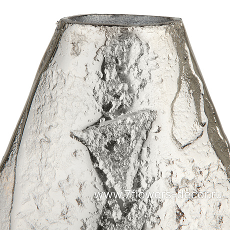 Ваза Silver (металл), 21x9,5xH37 см - фото 2