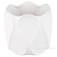 Кашпо "Petal" (керамика), D13,5xH13 см - фото 1