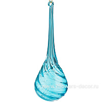 Елочная игрушка "Капля" (стекло), 5xH14 см - фото 1
