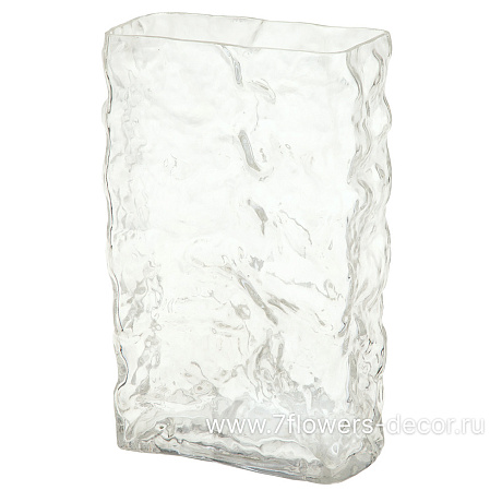 Ваза Лед (стекло), H25 см, К - фото 1