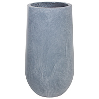 Кашпо Nobilis Marco "Stone grey Jar" (файберглас), D29хH60 см - фото 1
