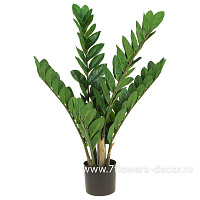 Растение искусственное "Замиокулькас" в кашпо, 6 веток, 98 листьев, H68 см - фото 1