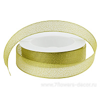 Лента декоративная Звездная пыль", 25 ммx20 м - фото 1