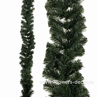 Гирлянда искусственная еловая "Европейская" (платсик), D32xH270 см - фото 1