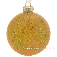 Елочная игрушка "Шар" (стекло), D8 см - фото 1