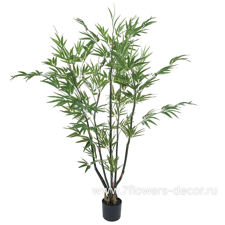 Растение искусственное Бамбук в кашпо, 749 листьев, H150 см - фото 1
