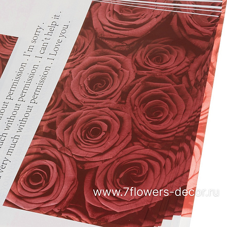 Набор дизайнерской бумаги Цветы 80г/м2, 57х50 см (10шт) - фото 1