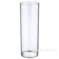 Вазон "Round" (пластик), D12xH35 см - фото 1
