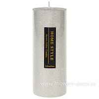 Свеча цилиндр "Блеск" (парафин), D6xH15 см - фото 1