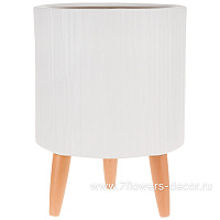 Кашпо (керамика), D30xH41 см - фото 1