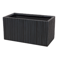 Кашпо Nobilis Marco "Stripes Polycube" (GRC), 79x37xH37 см - фото 1