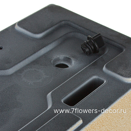 Кашпо PLANTA VITA Balcony Stone sand с автополивом (пластик), 36x15xH15 см - фото 4