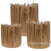 Аквабокс для цветов (пластик, картон), D18xH18 см, набор (3 шт) - фото 1