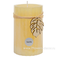 Свеча цилиндр (парафин), D7xH10 см - фото 1