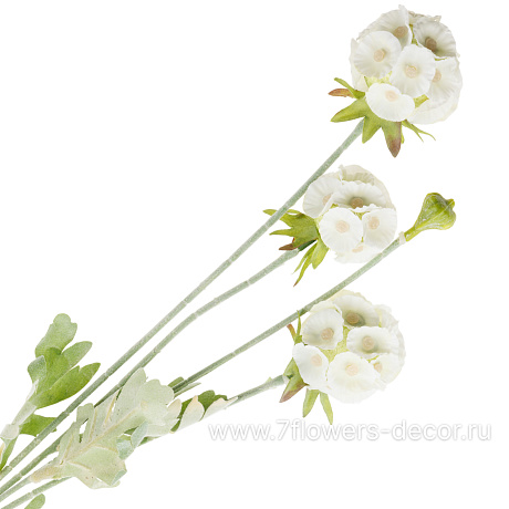 Цветок искусственный Скабиоза, H60 см - фото 2