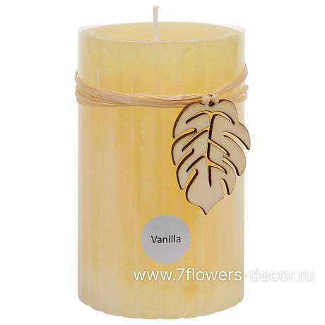 Свеча цилиндр (парафин), D7xH10 см - фото 1