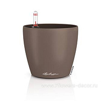 Кашпо Lechuza "Classico Color 14 Complete nutmeg" (пластик), D15xH13,5 см - фото 1