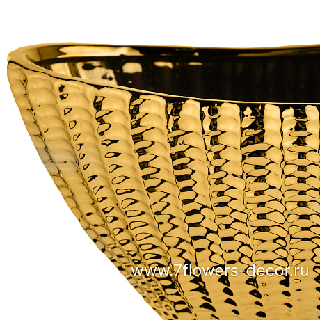Кашпо Gold (керамика), 23x11,5xH12 см - фото 2