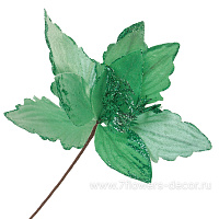 Цветок искусственный Пуансеттия (ткань), 55см - фото 1