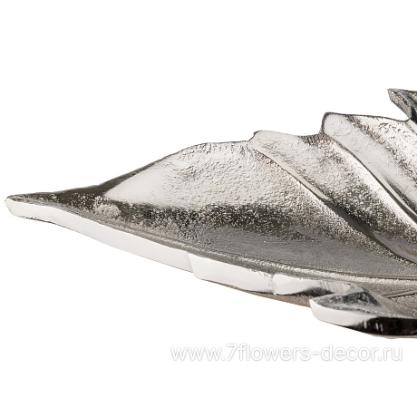 Блюдо декоративное Лист (металл), 34x17xH5 см - фото 2
