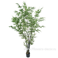 Растение искусственное "Бамбук" в кашпо, 1065 листьев, H180 см - фото 1