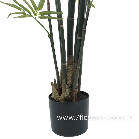 Растение искусственное Бамбук в кашпо, 1065 листьев, H180 см - фото 3