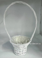 Корзина плетеная (ива), D23xH17/50 см